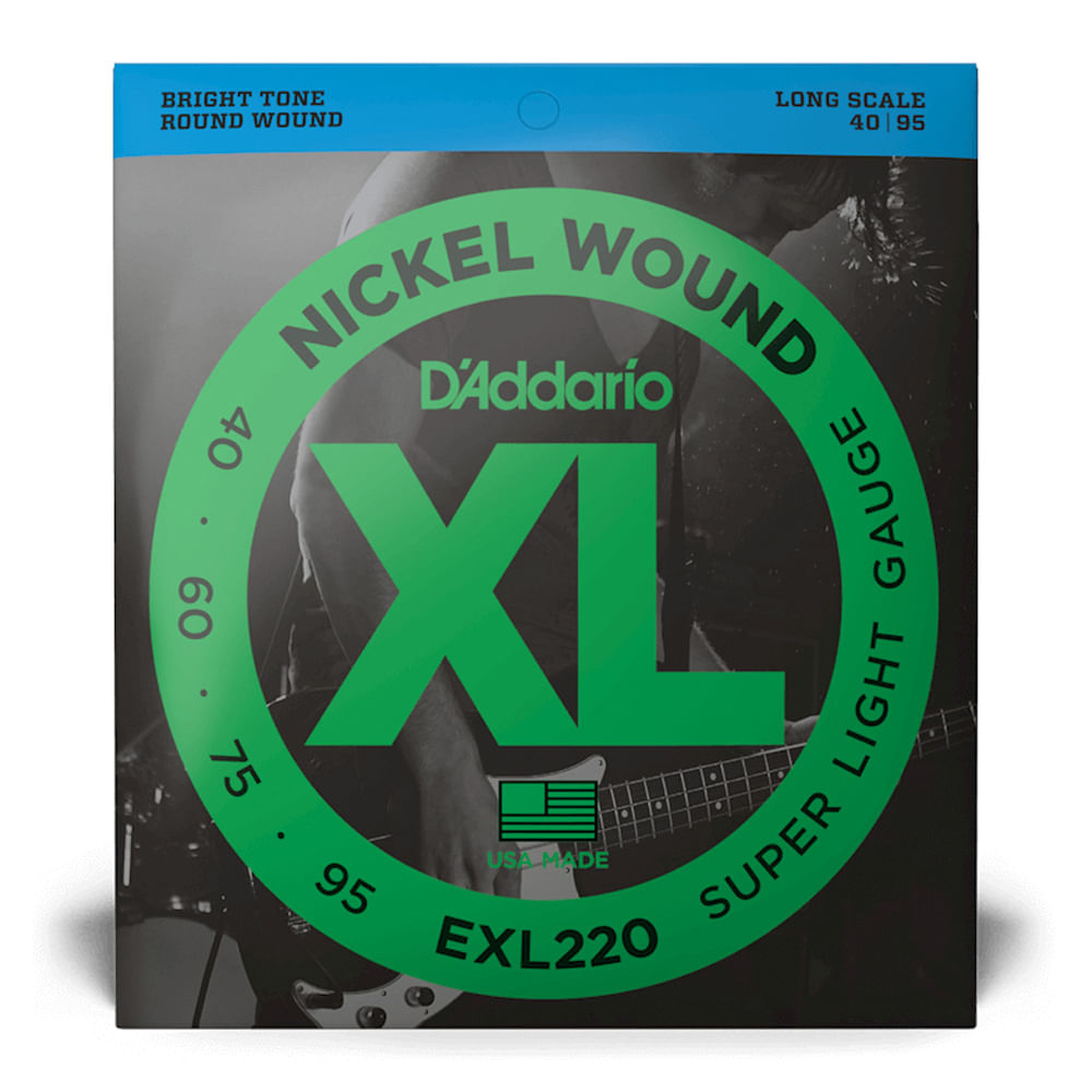 Encordoamento D'Addario Baixo 4C EXL220-4 040