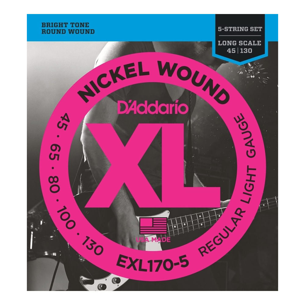 Encordoamento D'Addario Baixo 5C EXL170-5 045