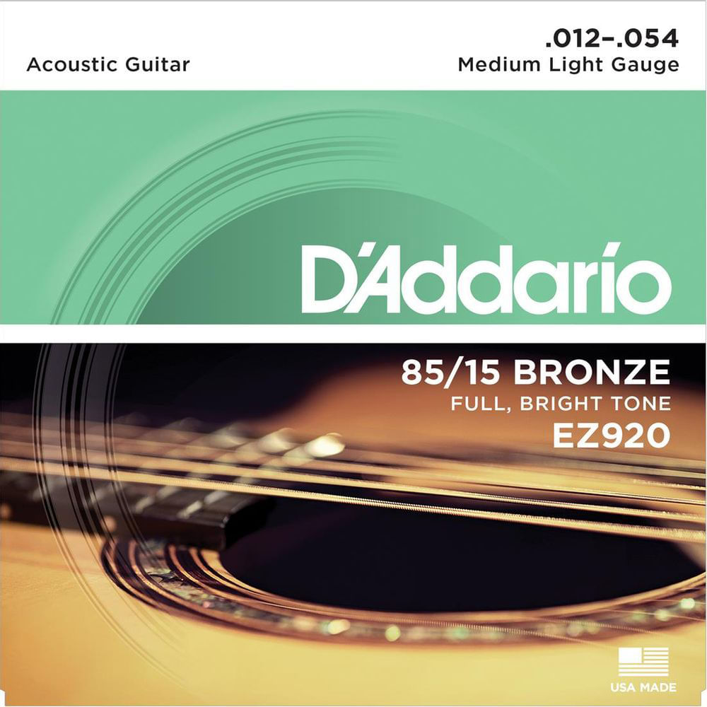 Encordoamento D'Addario Violão Aço EZ920 012
