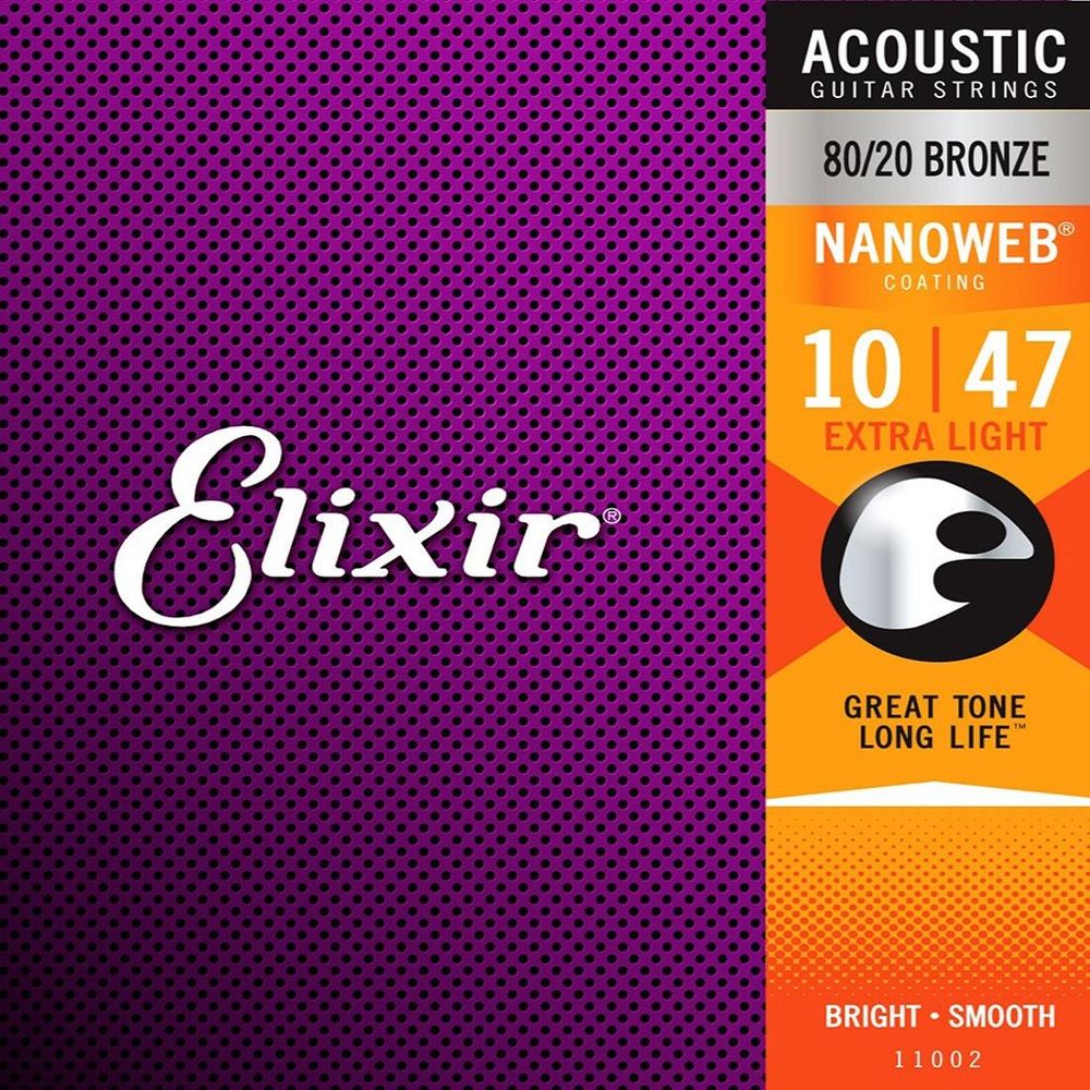 Encordoamento Elixir Violão Aço 010 11002