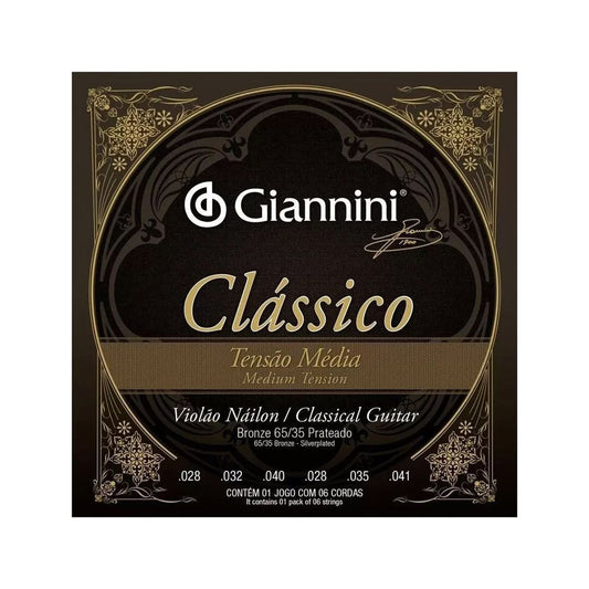Encordoamento Giannini Violão Náilon Clássico