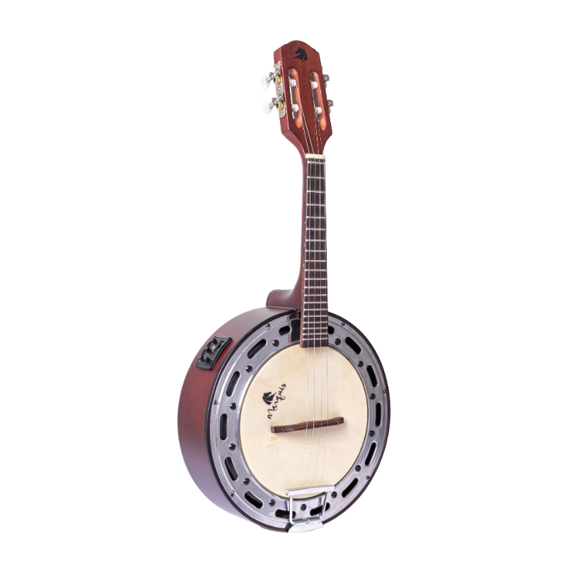 Banjo Marquês BAJ-138CTSEQ Eletroacústico Ativo Castanho Fosco