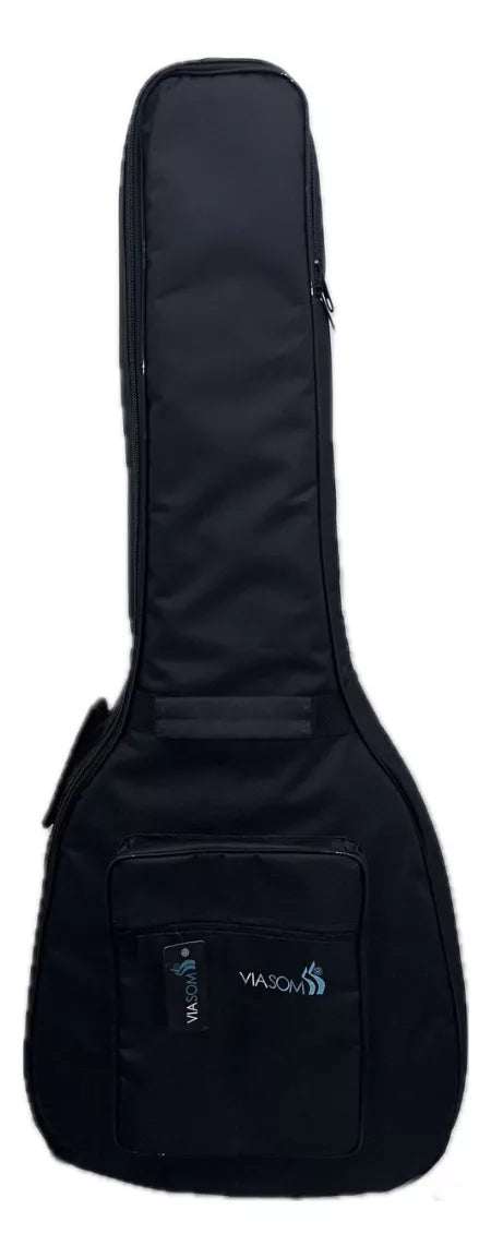Capa Viasom New Premium 1327 Violão Folk Acolchoada Preta
