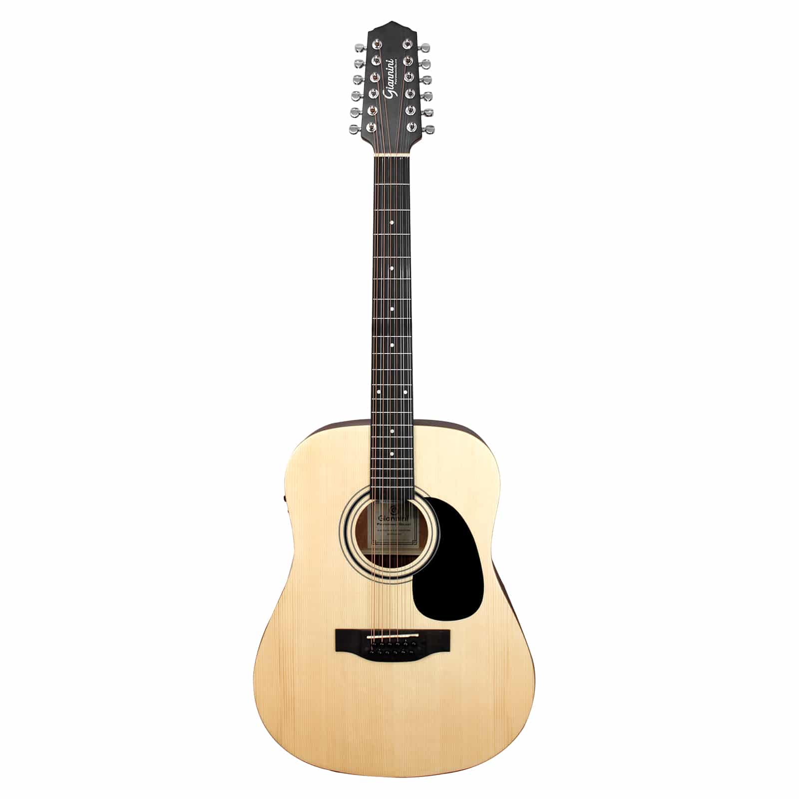 Violão Giannini Performance Deluxe D12 DLX EQ 12 Cordas Natural Satin