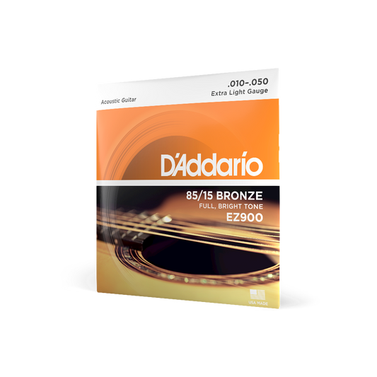 Encordoamento D'Addario EZ900 Violão Aço 010-050