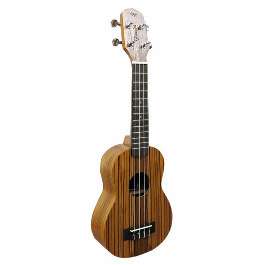Ukulele Soprano Giannini Acoustik GUK-21 Zebra Wood (ZW)