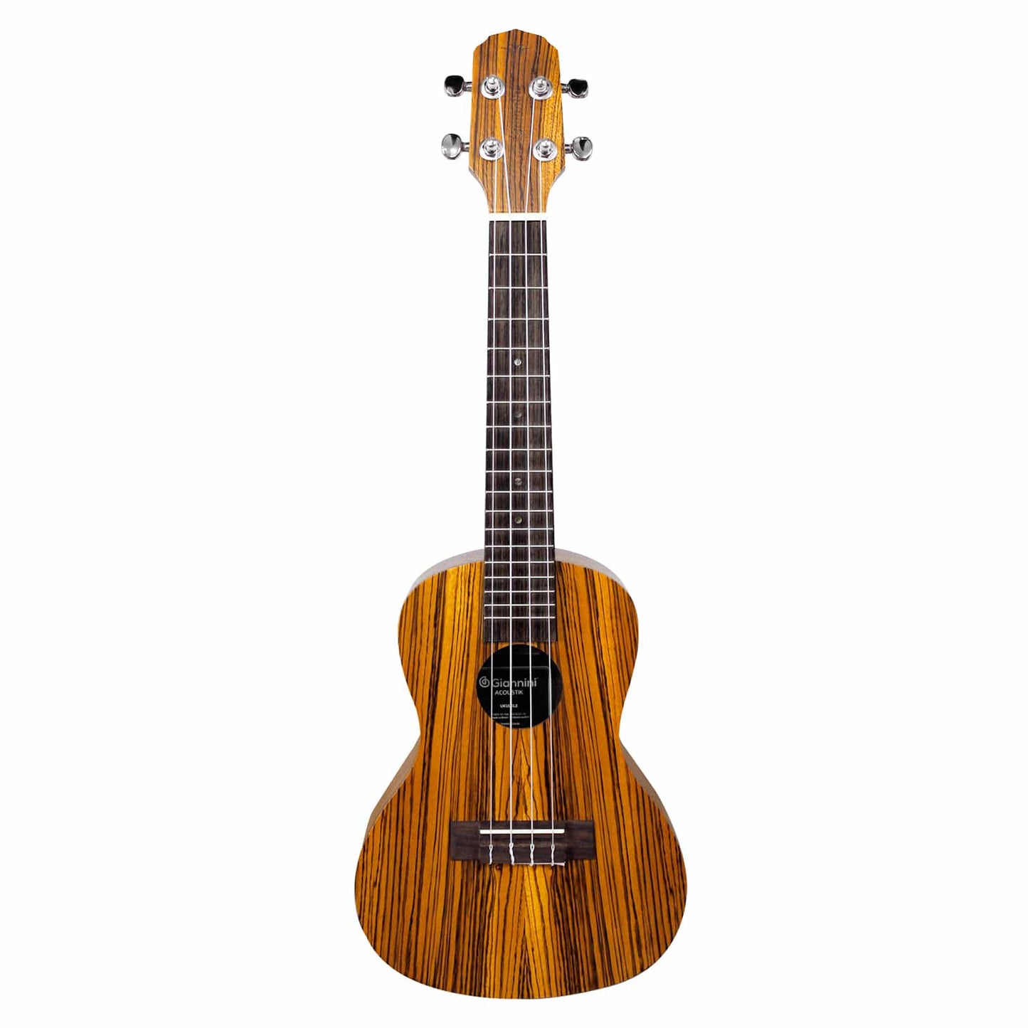 Ukulele Concert Giannini Acoustik GUK-23 Zebra Wood (ZW)