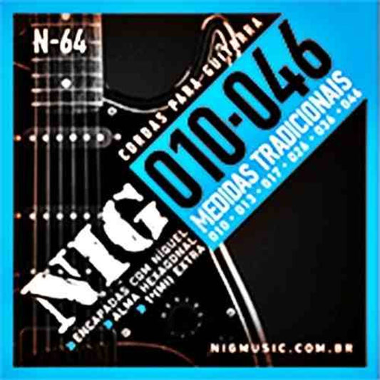 Encordoamento NIG Guitarra 010 N64