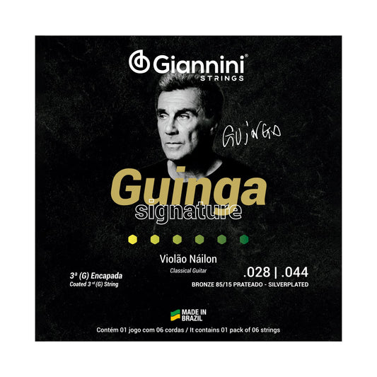 Encordoamento para Violão Náilon Signature Guinga Giannini Bronze 85/15 SSCGG